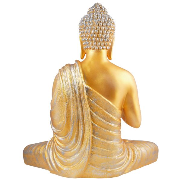 Buddha Idol Statue Showpiece Gift Gifting Item Polystone Home Decor Decoration - Image 3